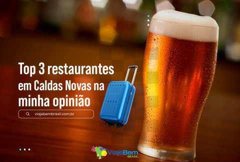 Imagem representativa: Top 3 restaurantes em Caldas Novas na minha opinião - 3 estilos diferentes