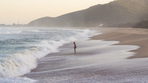 imagem capa Praia da Armação em Florianópolis - Santa Catarina