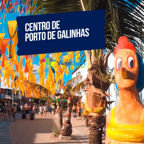 Imagem representativa: Centro de Porto de Galinhas | Conhecer Agora