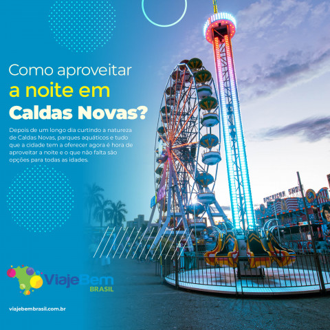 Imagem representativa: Como aproveitar a noite em Caldas Novas Goiás?