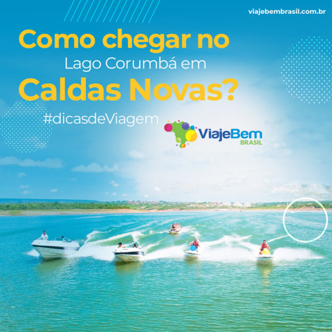 Imagem representativa: Cartão postal de Caldas Novas, conheça o Lago Corumbá | Conhecer Agora
