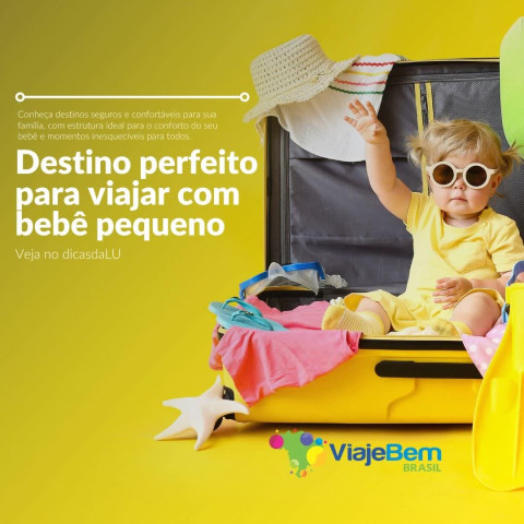 Imagem representativa: Destino perfeito para viajar com bebê pequeno e curtir em família