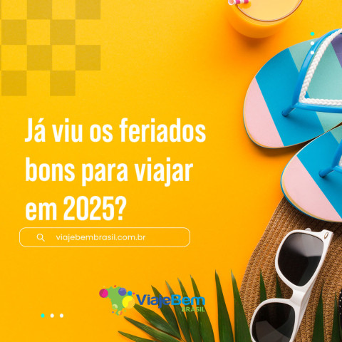 Imagem representativa: Já viu os feriados bons para viajar em 2025?