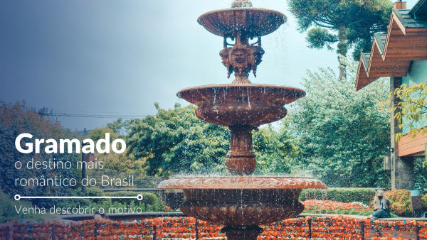 Foto demonstrativa de Gramado no mês dos namorados: charme e romance na serra gaúcha
