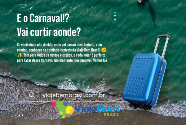 Imagem representativa: Destinos Imperdíveis para o Carnaval - Viaje Bem Brasil