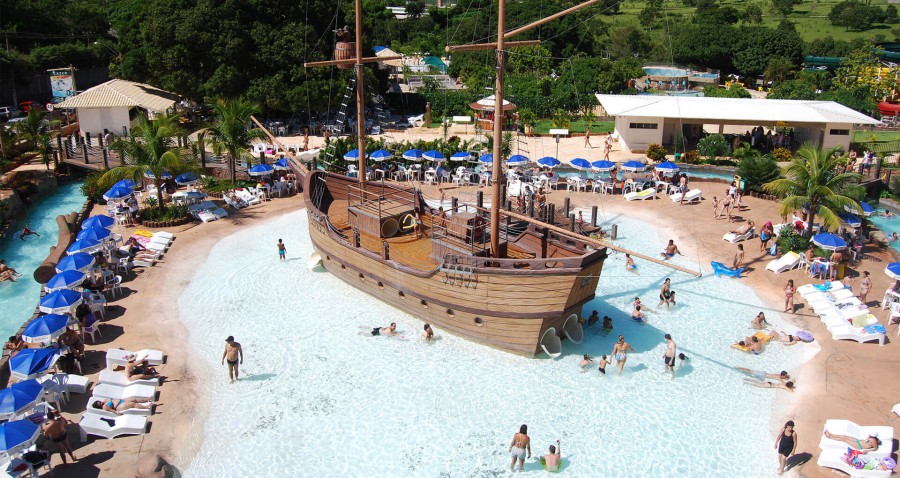 Imagem destauente: diRoma Acqua Park, um dos melhores parques de Caldas Novas