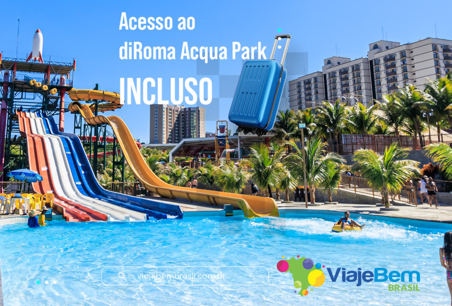 Imagem destauente: Piazza diRoma: Economia e Diversão com Acesso ao DiRoma Acqua Park